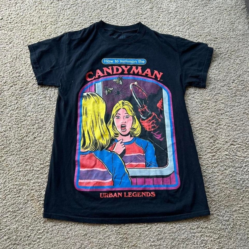Black "How to Summon the Candy Man" movie promo tee